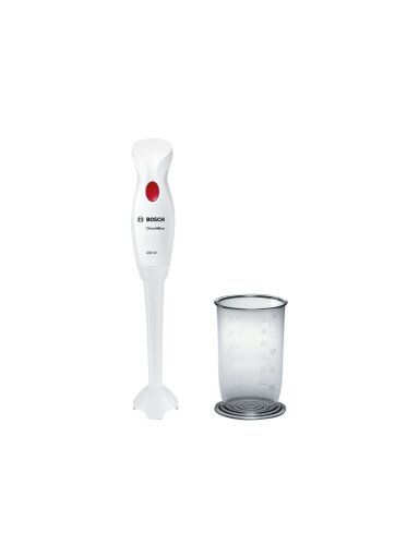 Bosch | Blender | CleverMixx MSM14100 | Hand Blender | 400 W | Number of speeds 1 | White