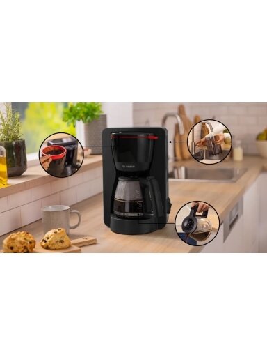 Bosch Coffee Maker | TKA2M113 My Moment | Drip | 1200 W | Black
