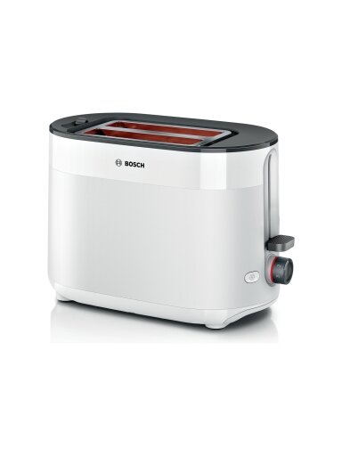 Bosch Compact Toaster | TAT2M121 MyMoment | Power 950 W | Number of slots 2 | Housing material Plastic | White