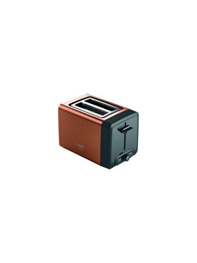Bosch | DesignLine Toaster | TAT4P429 | Power 970 W | Number of slots 2 | Housing material Stainless Steel | Copper/Black Bosch | DesignLine Toaster | TAT4P429 | Power 970 W | Number of slots 2 | Housing material Stainless Steel | Copper/Black