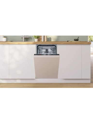 Bosch Dishwasher | SPV2HMX42E | Built-in | Width 45 cm | Number of place settings 10 | Number of programs 5 | Energy efficiency class E | Display | White Bosch Dishwasher | SPV2HMX42E | Built-in | Width 45 cm | Number of place settings 10 | Number of programs 5 | Energy efficiency class E | Display | White