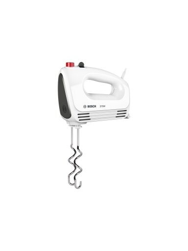 Bosch | Hand Mixer | MFQ22100 CleverMixx | Hand Mixer | 375 W | Number of speeds 4 | Turbo mode | White/Dark Grey Bosch | Hand Mixer | MFQ22100 CleverMixx | Hand Mixer | 375 W | Number of speeds 4 | Turbo mode | White/Dark Grey