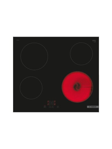 Bosch | Hob | PKE611BA2E Series 4 | Vitroceramic | Number of burners/cooking zones 4 | Touch | Black Bosch | Hob | PKE611BA2E Series 4 | Vitroceramic | Number of burners/cooking zones 4 | Touch | Black