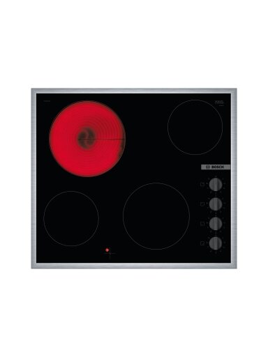 Bosch | Hob | PKE645CA2E | Vitroceramic | Number of burners/cooking zones 4 | Rotary knobs | Black Bosch | Hob | PKE645CA2E | Vitroceramic | Number of burners/cooking zones 4 | Rotary knobs | Black