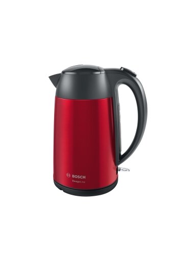 Bosch | Kettle | DesignLine TWK3P424 | Electric | 2400 W | 1.7 L | Stainless steel | 360° rotational base | Red
