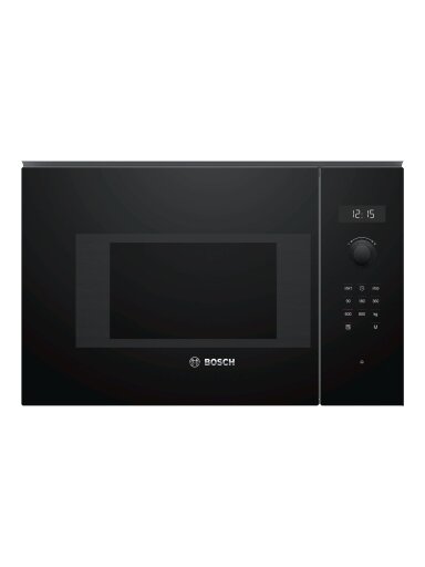 Bosch | Microwave Oven | BFL524MB0 | Built-in | 20 L | 800 W | Black Bosch | Microwave Oven | BFL524MB0 | Built-in | 20 L | 800 W | Black