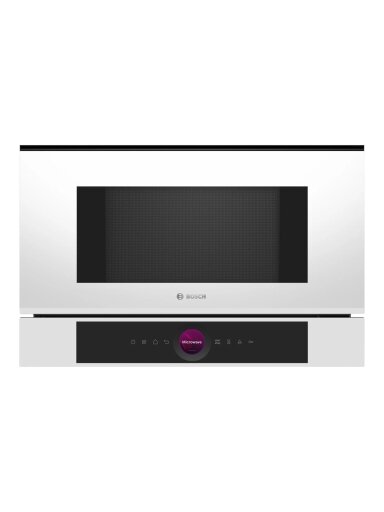 Bosch | Microwave Oven | BFL7221W1 | Built-in | 21 L | 900 W | White Bosch | Microwave Oven | BFL7221W1 | Built-in | 21 L | 900 W | White