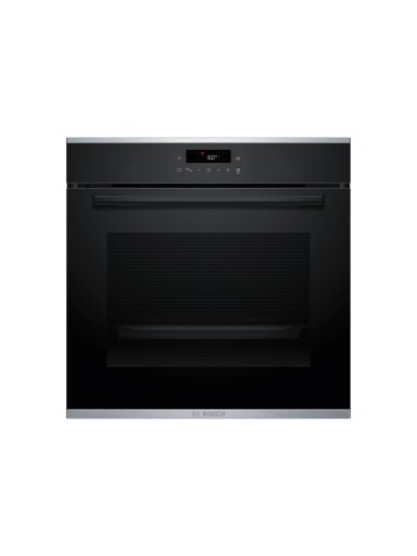 Bosch Oven | HBA272BB3 | 71 L | Electric | Pyrolysis/Hydrolytic | Touch control | Height 59.5 cm | Width 59.4 cm | Black Bosch Oven | HBA272BB3 | 71 L | Electric | Pyrolysis/Hydrolytic | Touch control | Height 59.5 cm | Width 59.4 cm | Black