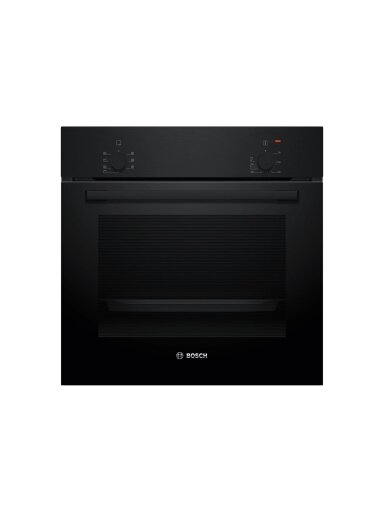 Bosch Oven | HBF010BA1 | 66 L | Electric | Manual | Knobs | Height 59.5 cm | Width 59.4 cm | Black Bosch Oven | HBF010BA1 | 66 L | Electric | Manual | Knobs | Height 59.5 cm | Width 59.4 cm | Black