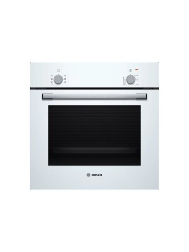 Bosch Oven | HBF010BV1S | 66 L | Electric | Manual | Control knob | Height 59.5 cm | Width 59.4 cm | White Bosch Oven | HBF010BV1S | 66 L | Electric | Manual | Control knob | Height 59.5 cm | Width 59.4 cm | White