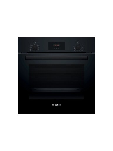 Bosch Oven | HBF133BA1 | 66 L | Electric | EcoClean | Knobs | Height 59.5 cm | Width 59.4 cm | Black Bosch Oven | HBF133BA1 | 66 L | Electric | EcoClean | Knobs | Height 59.5 cm | Width 59.4 cm | Black
