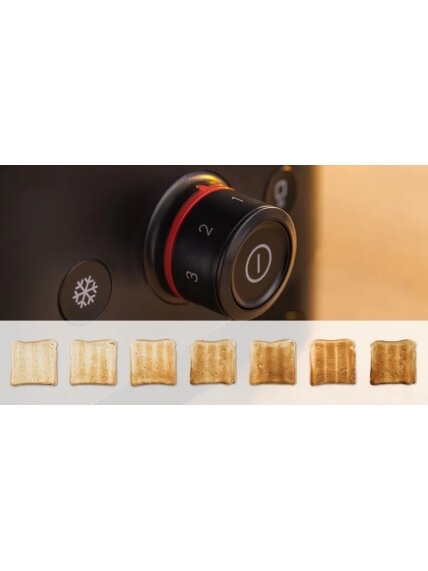 Bosch Compact Toaster | TAT3M123 MyMoment | Power 950 W | Number of slots 2 | Housing material Plastic | Black 4 Bosch Compact Toaster | TAT3M123 MyMoment | Power 950 W | Number of slots 2 | Housing material Plastic | Black 4