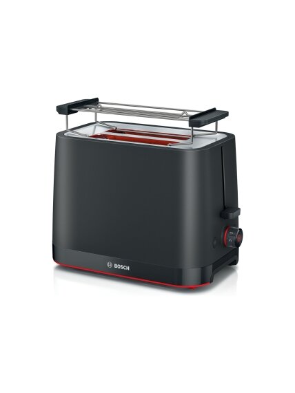 Bosch Compact Toaster | TAT3M123 MyMoment | Power 950 W | Number of slots 2 | Housing material Plastic | Black Bosch Compact Toaster | TAT3M123 MyMoment | Power 950 W | Number of slots 2 | Housing material Plastic | Black
