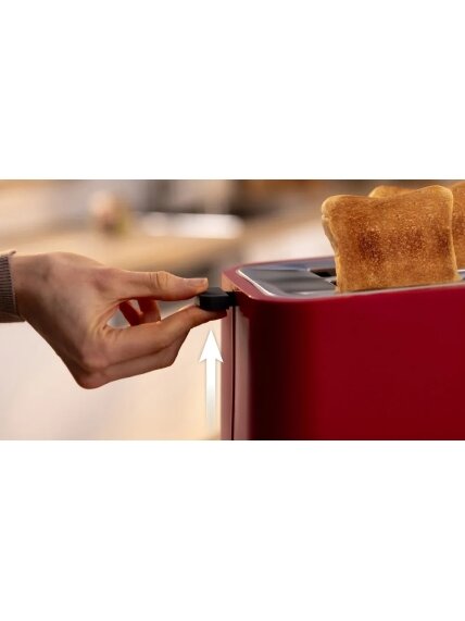Bosch Compact Toaster | TAT3M124 MyMoment | Number of slots 2 | Housing material Plastic | Red 7