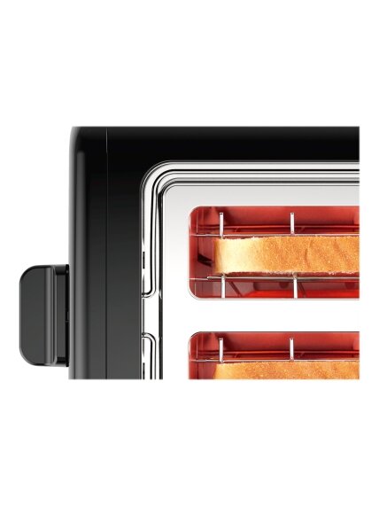 Bosch | DesignLine Toaster | TAT3P423 | Power 970 W | Number of slots 2 | Housing material Stainless steel | Black 3 Bosch | DesignLine Toaster | TAT3P423 | Power 970 W | Number of slots 2 | Housing material Stainless steel | Black 3