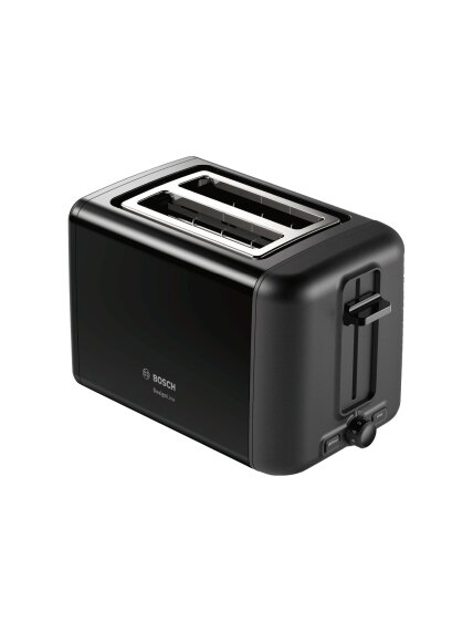 Bosch | DesignLine Toaster | TAT3P423 | Power 970 W | Number of slots 2 | Housing material Stainless steel | Black Bosch | DesignLine Toaster | TAT3P423 | Power 970 W | Number of slots 2 | Housing material Stainless steel | Black