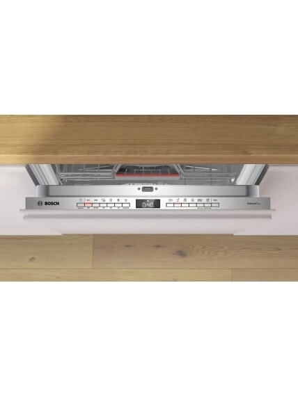 Bosch Dishwasher | SMV4EMX71S | Built-in | Width 60 cm | Number of place settings 14 | Number of programs 6 | Energy efficiency class B | Display | AquaStop function | White 2