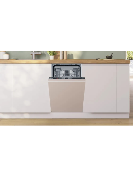 Bosch Dishwasher | SPV2HMX42E | Built-in | Width 45 cm | Number of place settings 10 | Number of programs 5 | Energy efficiency class E | Display | White 1 Bosch Dishwasher | SPV2HMX42E | Built-in | Width 45 cm | Number of place settings 10 | Number of programs 5 | Energy efficiency class E | Display | White 1
