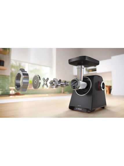 Bosch Food Mincer | MFWS430B | Black | Number of speeds 2 | Throughput (kg/min) 2.5 1 Bosch Food Mincer | MFWS430B | Black | Number of speeds 2 | Throughput (kg/min) 2.5 1