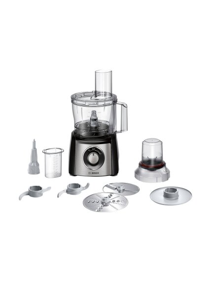 Bosch | Food Processor | MCM3401M | 800 W | Number of speeds 2 | Bowl capacity 2.3 L | Blender | Meat mincer | Black/Stainless steel 2
