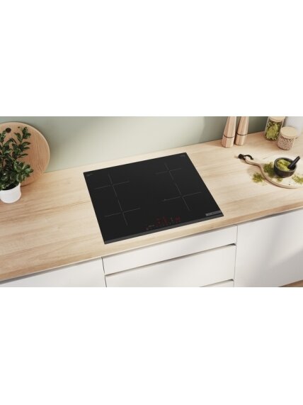 Bosch | Hob | PIE63KHC1Z | Induction | Number of burners/cooking zones 4 | Touch | Timer | Black 3
