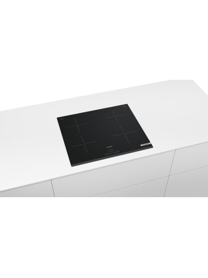 Bosch | Hob | PUE63KBB6E | Induction | Number of burners/cooking zones 4 | Touch | Timer | Black 1