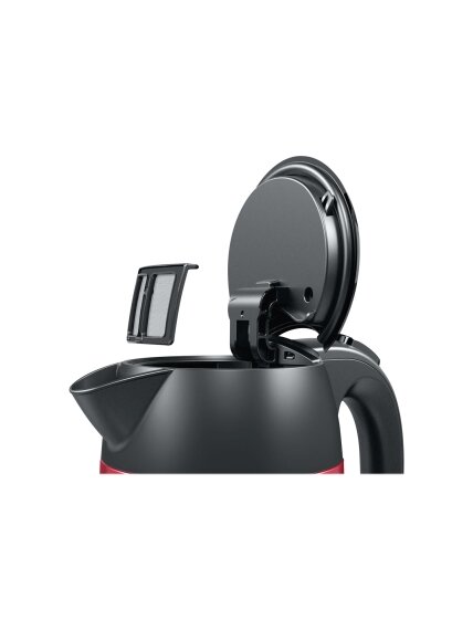 Bosch | Kettle | DesignLine TWK3P424 | Electric | 2400 W | 1.7 L | Stainless steel | 360° rotational base | Red 5 Bosch | Kettle | DesignLine TWK3P424 | Electric | 2400 W | 1.7 L | Stainless steel | 360° rotational base | Red 5