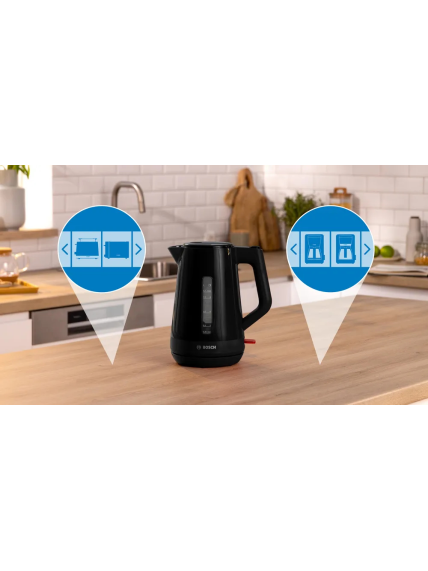 Bosch Kettle | TWK1M123 | Electric | 2400 W | 1.7 L | Plastic | 360° rotational base | Black 2