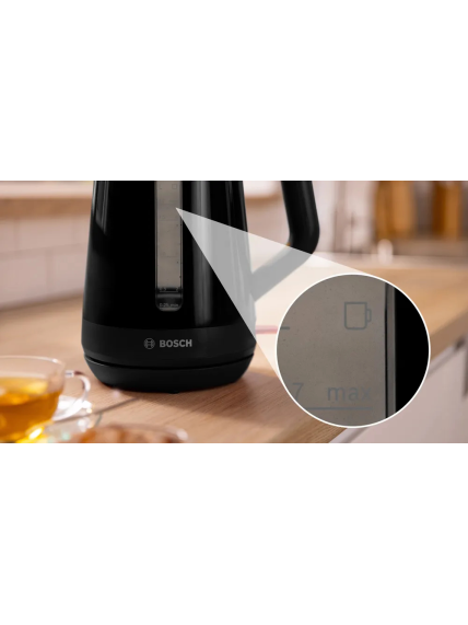 Bosch Kettle | TWK1M123 | Electric | 2400 W | 1.7 L | Plastic | 360° rotational base | Black 3