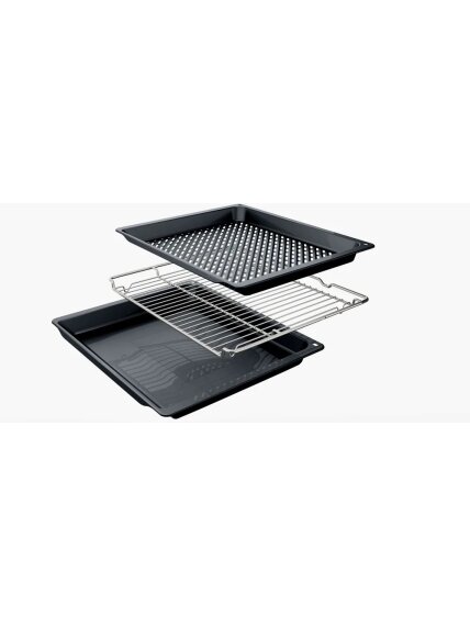 Bosch Oven | HBA272BB3 | 71 L | Electric | Pyrolysis/Hydrolytic | Touch control | Height 59.5 cm | Width 59.4 cm | Black 5