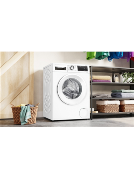 Bosch | Washing Machine | WGG244ZMSN | Energy efficiency class A | Front loading | Washing capacity 9 kg | 1400 RPM | Depth 59 cm | Width 60 cm | LED | Steam function | Direct drive | White 1 Bosch | Washing Machine | WGG244ZMSN | Energy efficiency class A | Front loading | Washing capacity 9 kg | 1400 RPM | Depth 59 cm | Width 60 cm | LED | Steam function | Direct drive | White 1