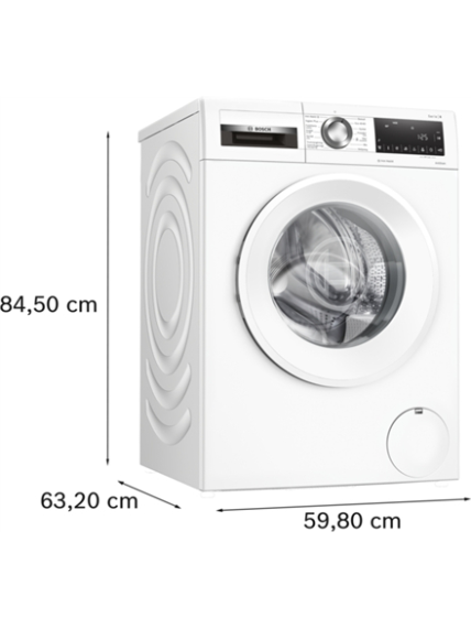 Bosch | Washing Machine | WGG244ZMSN | Energy efficiency class A | Front loading | Washing capacity 9 kg | 1400 RPM | Depth 59 cm | Width 60 cm | LED | Steam function | Direct drive | White 4 Bosch | Washing Machine | WGG244ZMSN | Energy efficiency class A | Front loading | Washing capacity 9 kg | 1400 RPM | Depth 59 cm | Width 60 cm | LED | Steam function | Direct drive | White 4