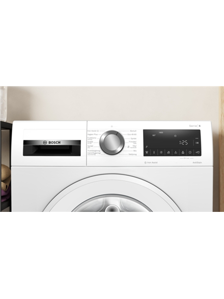 Bosch | Washing Machine | WGG244ZMSN | Energy efficiency class A | Front loading | Washing capacity 9 kg | 1400 RPM | Depth 59 cm | Width 60 cm | LED | Steam function | Direct drive | White 2 Bosch | Washing Machine | WGG244ZMSN | Energy efficiency class A | Front loading | Washing capacity 9 kg | 1400 RPM | Depth 59 cm | Width 60 cm | LED | Steam function | Direct drive | White 2