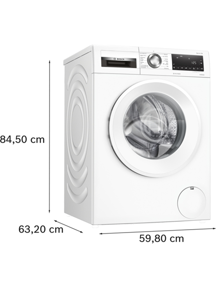 Bosch | Washing Machine | WGG244ZMSN | Energy efficiency class A | Front loading | Washing capacity 9 kg | 1400 RPM | Depth 59 cm | Width 60 cm | LED | Steam function | Direct drive | White 4 Bosch | Washing Machine | WGG244ZMSN | Energy efficiency class A | Front loading | Washing capacity 9 kg | 1400 RPM | Depth 59 cm | Width 60 cm | LED | Steam function | Direct drive | White 4