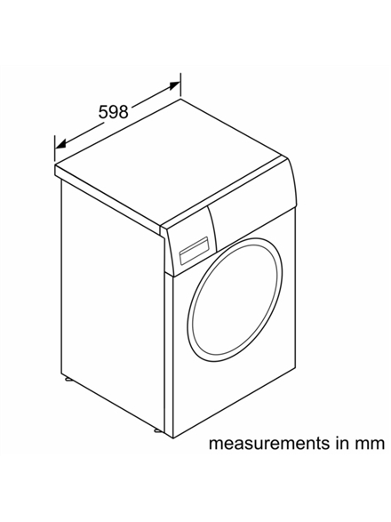 Bosch | Washing Machine | WGG244ZMSN | Energy efficiency class A | Front loading | Washing capacity 9 kg | 1400 RPM | Depth 59 cm | Width 60 cm | LED | Steam function | Direct drive | White 5 Bosch | Washing Machine | WGG244ZMSN | Energy efficiency class A | Front loading | Washing capacity 9 kg | 1400 RPM | Depth 59 cm | Width 60 cm | LED | Steam function | Direct drive | White 5