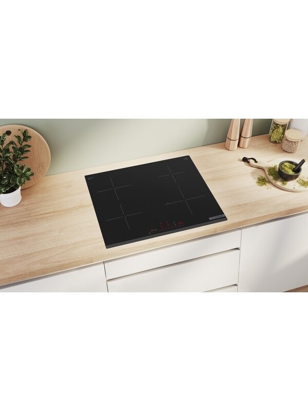 Bosch | Hob | PIE63KHC1Z | Induction | Number of burners/cooking zones 4 | Touch | Timer | Black 3 Bosch | Hob | PIE63KHC1Z | Induction | Number of burners/cooking zones 4 | Touch | Timer | Black 3