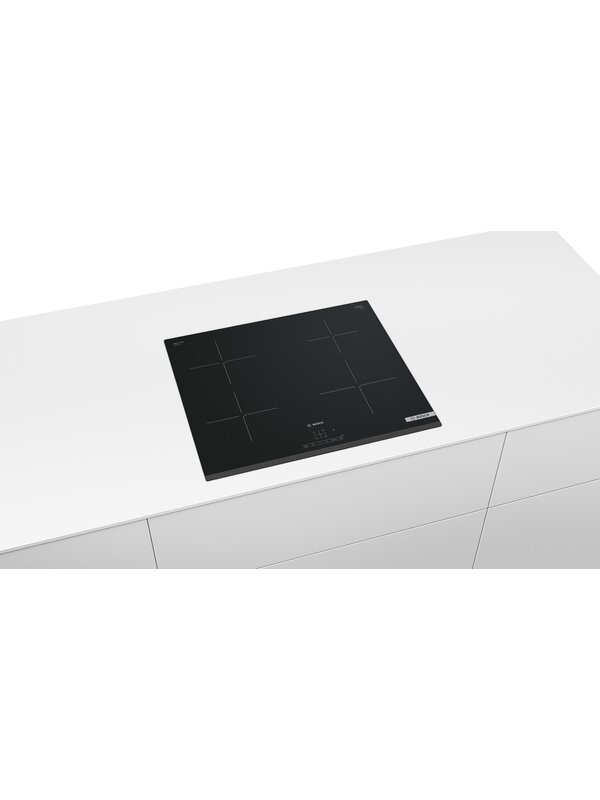 Bosch | Hob | PUE63KBB6E | Induction | Number of burners/cooking zones 4 | Touch | Timer | Black 1