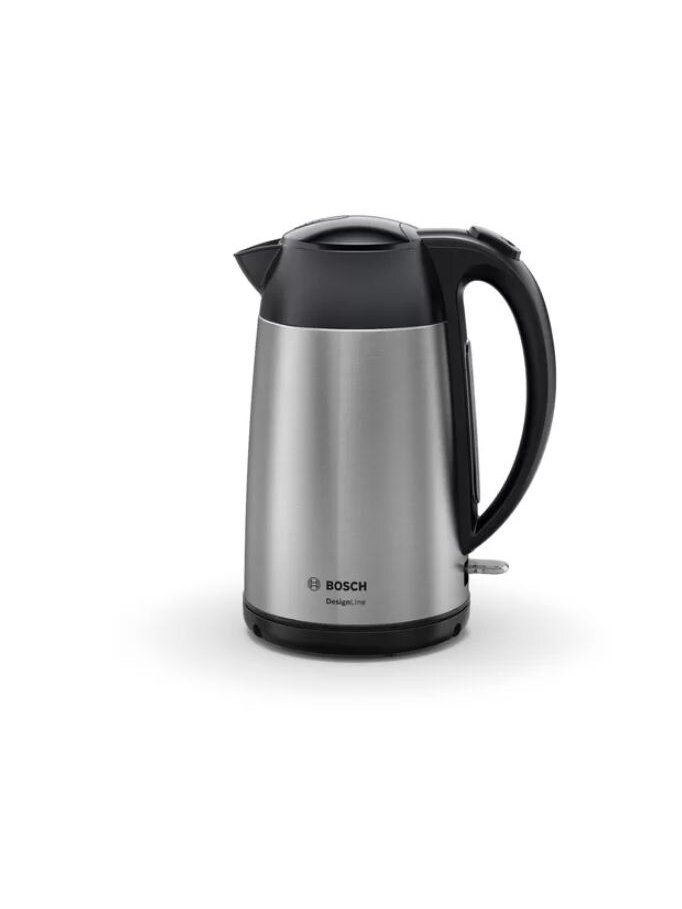 Bosch | Kettle | DesignLine TWK3P420 | Electric | 2400 W | 1.7 L | Stainless steel | 360° rotational base | Stainless steel/Black Bosch | Kettle | DesignLine TWK3P420 | Electric | 2400 W | 1.7 L | Stainless steel | 360° rotational base | Stainless steel/Black