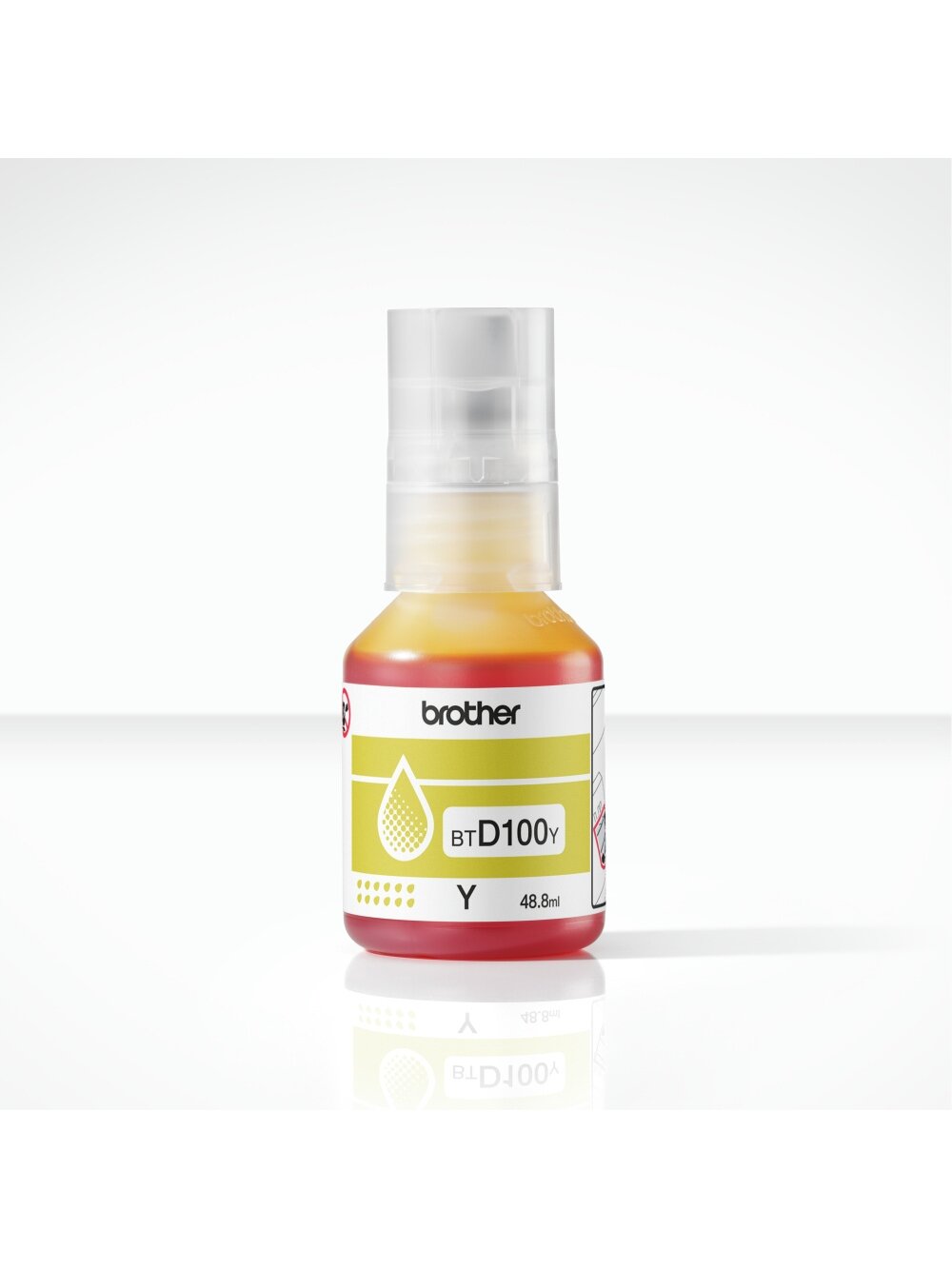 Brother BTD100Y | Ink Bottle | Yellow 1
