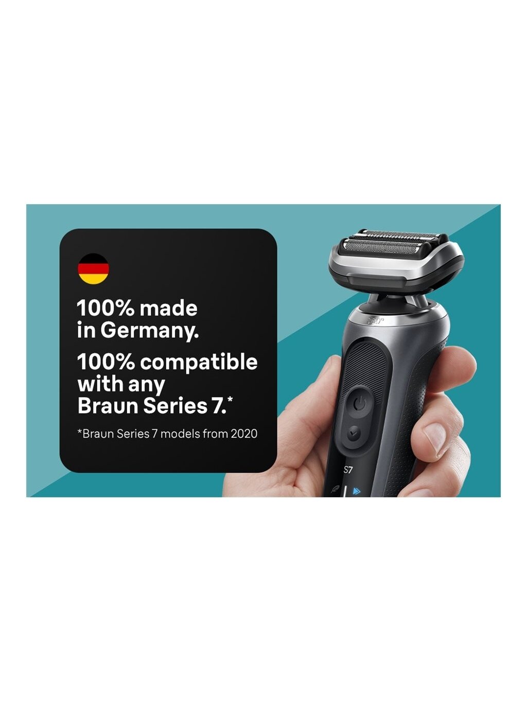 Braun 74S Shaver Replacement Head Series 7, Silver 10