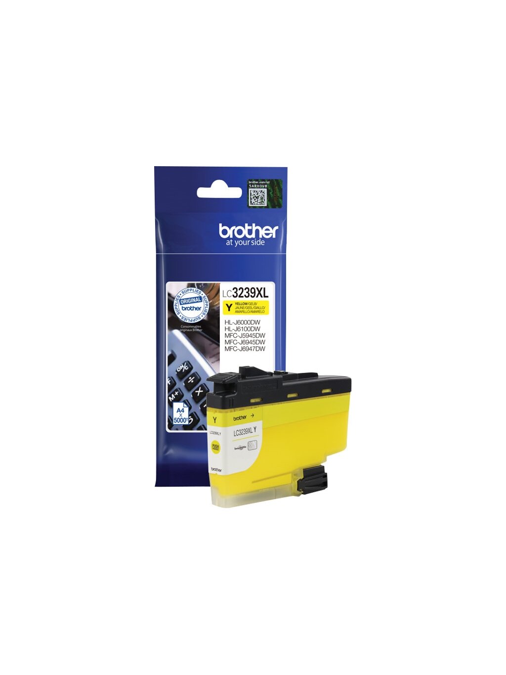 Brother High-yield Ink Cartridge | LC3239XLY | Ink | Yellow 1 Brother High-yield Ink Cartridge | LC3239XLY | Ink | Yellow 1