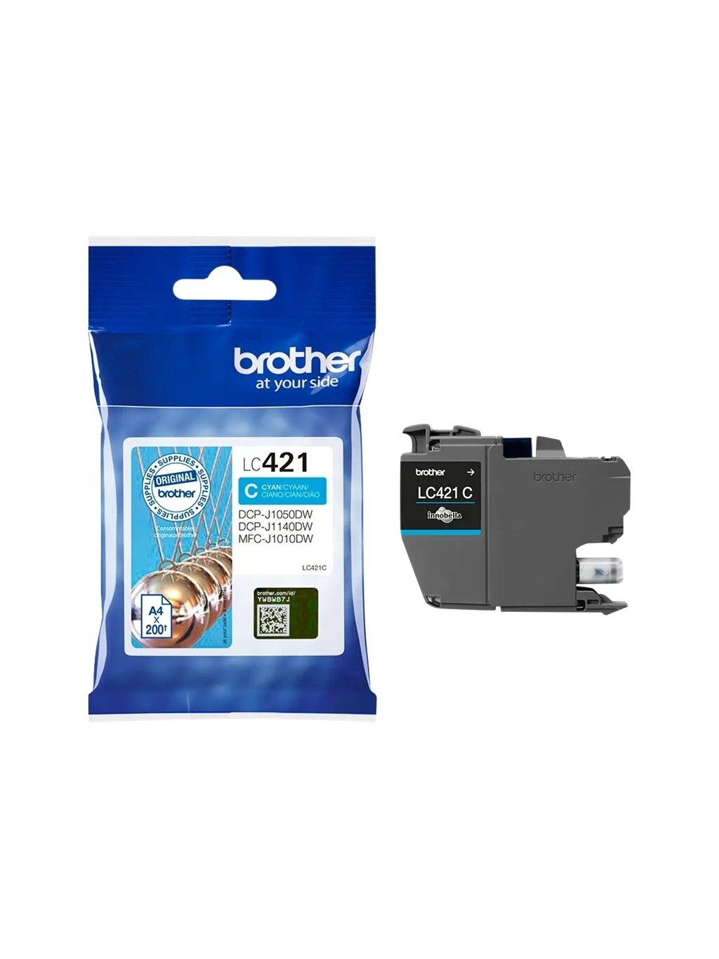 Brother LC421C | Ink Cartridges | Cyan 3 Brother LC421C | Ink Cartridges | Cyan 3