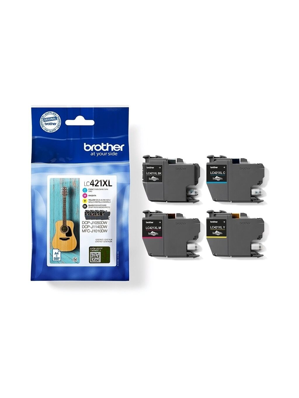 Brother LC421XLVAL Ink Cartridge Multipack | Brother Brother LC | LC421XLVAL | Brother LC421XL - 4-pack - XL - black, yellow, cyan, magenta - original - ink cartridge | Ink cartridge | Black, yellow, cyan, magenta 1 Brother LC421XLVAL Ink Cartridge Multipack | Brother Brother LC | LC421XLVAL | Brother LC421XL - 4-pack - XL - black, yellow, cyan, magenta - original - ink cartridge | Ink cartridge | Black, yellow, cyan, magenta 1
