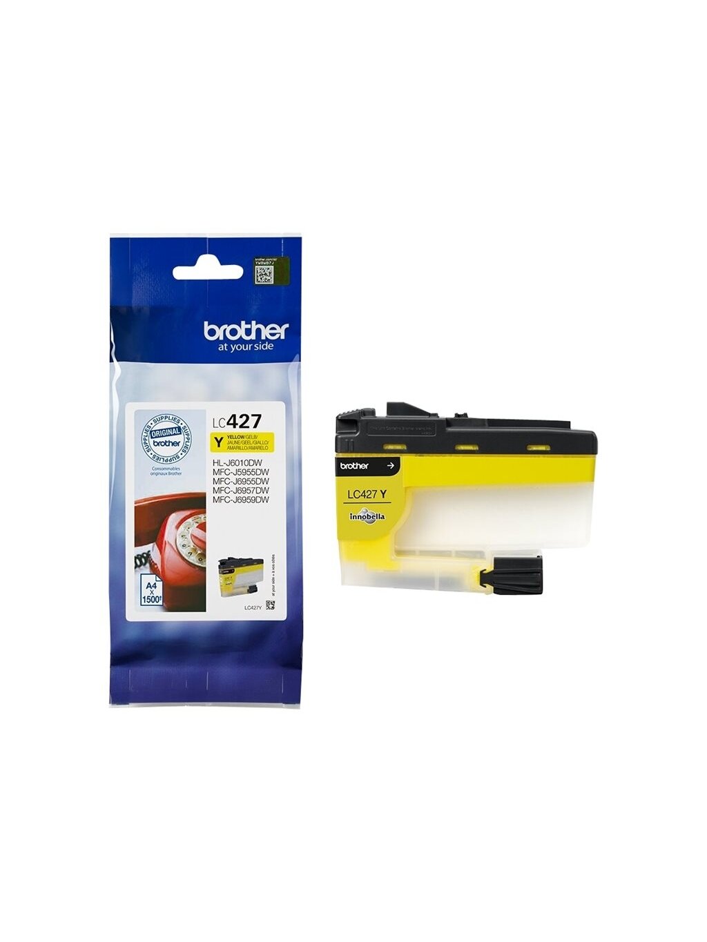 Brother LC427Y | Ink Cartridge | Yellow 2 Brother LC427Y | Ink Cartridge | Yellow 2