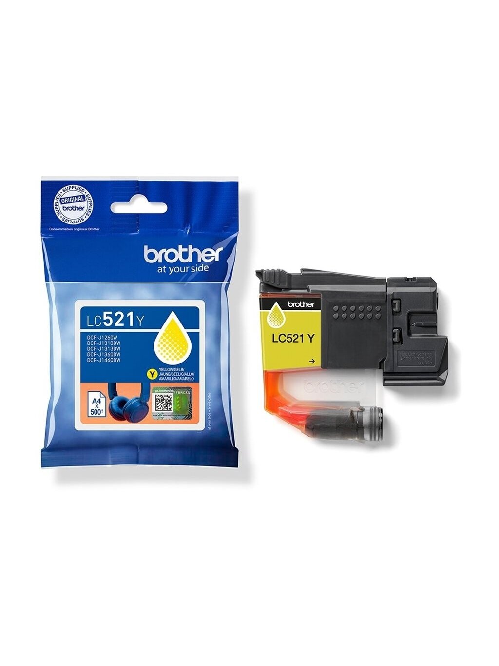 Brother LC521Y | Ink Cartridges | Yellow 2