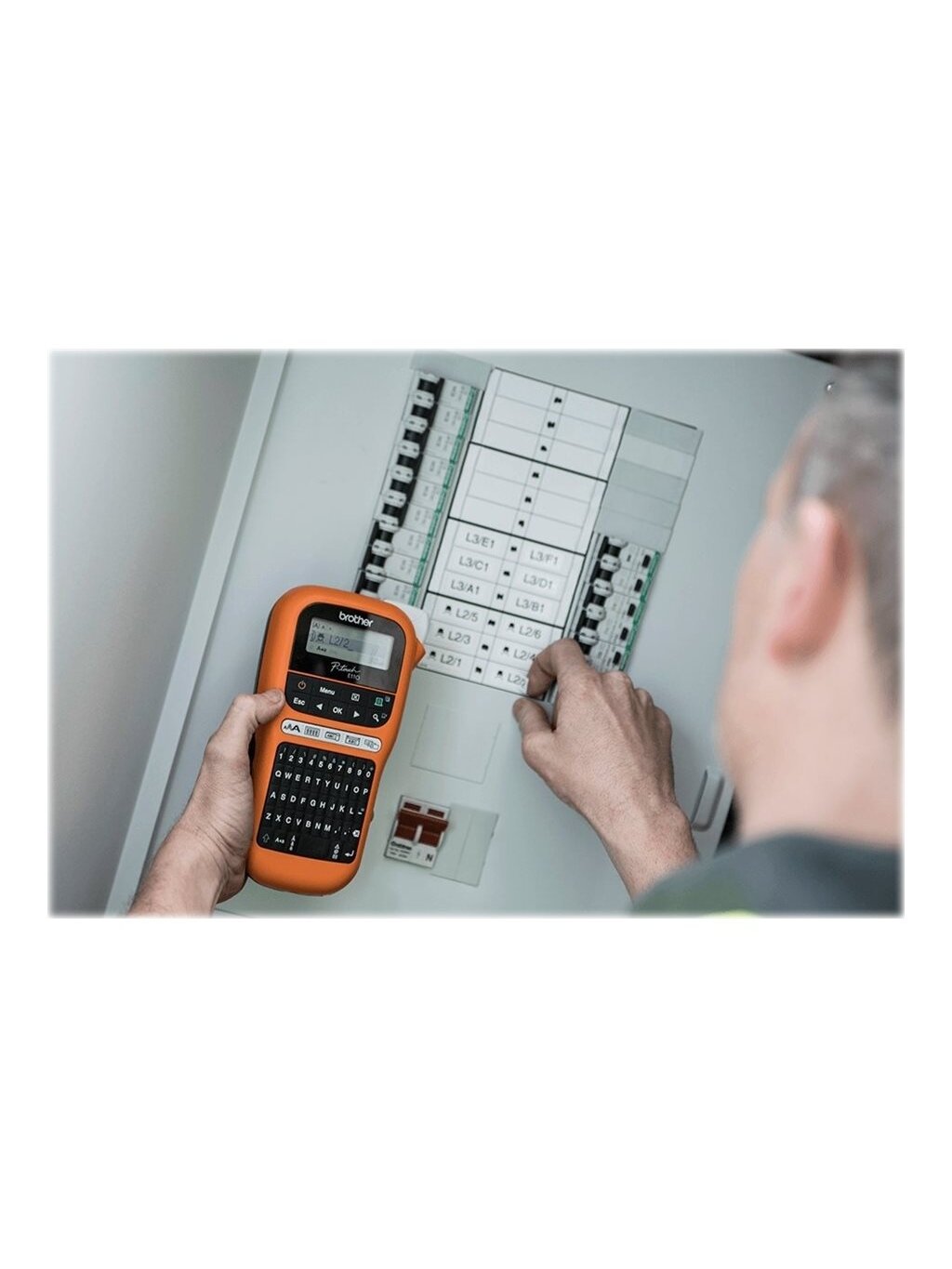Brother PTE110VP | Thermal | Label Printer | Orange 7 Brother PTE110VP | Thermal | Label Printer | Orange 7
