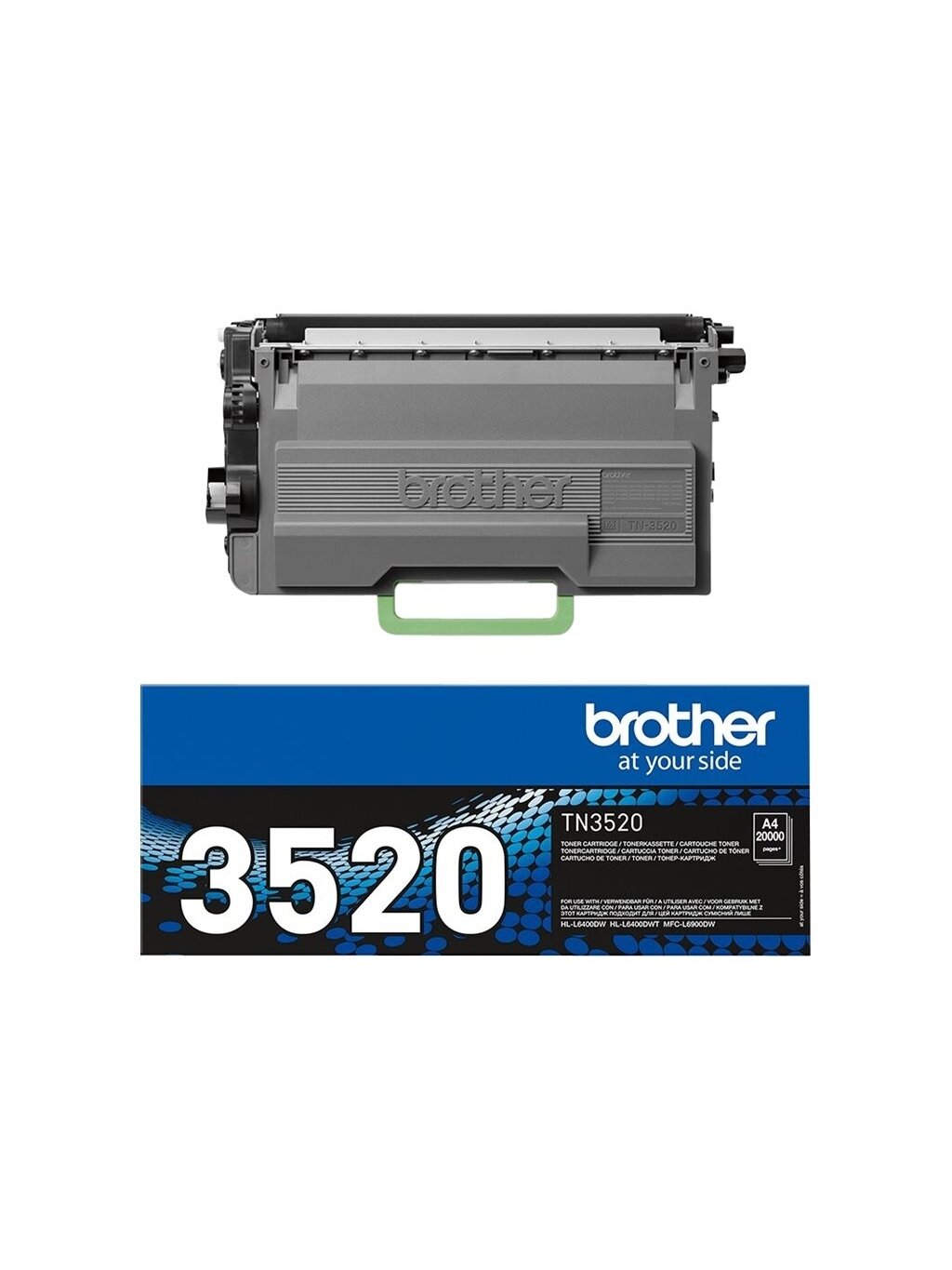 Brother TN-3520 | Toner Cartridge | Black 3