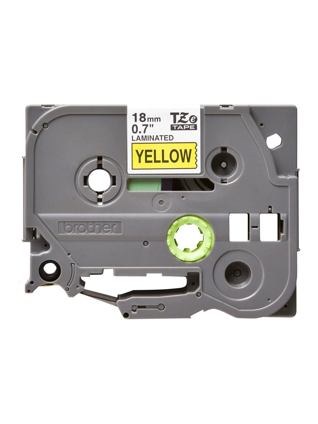 Brother | TZe-641 Laminated Tape | Black On Yellow | TZe | 8 m | 1.8 cm 2