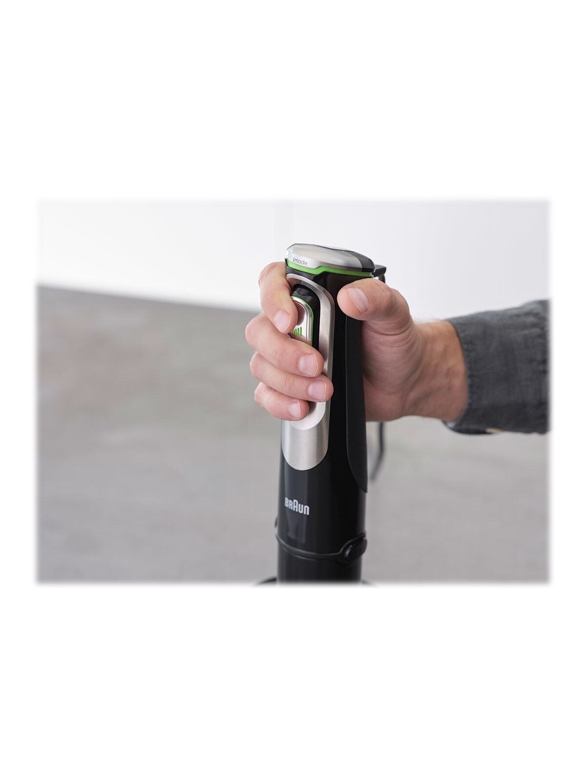Braun | Hand Blender | MQ9138XI MultiQuick 9 | Hand Blender | 1200 W | Number of speeds 3 | Chopper | Ice crushing | Black/Stainless Steel 7