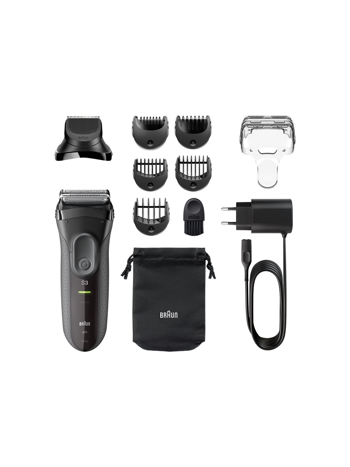 Braun Shave&Style Shaver | 3000BT Series 3 | Operating time (max) 45 min | NiMH | Black 2
